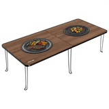 طاولة الشواء والتخييم فولد غريل ميت من جرين ليون ضمان سنة - JawdaTop