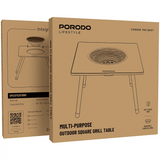 طاولة شواء خارجية مربعة متعددة الاستخدامات من بورودو لايف ستايل - JawdaTop