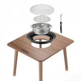 طاولة شواء خارجية مربعة متعددة الاستخدامات من بورودو لايف ستايل - JawdaTop