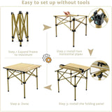 طاوله رحلات قابله للطي من توبي - JawdaTop