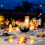 طقم 6 فوانيس ديكور رمضان وعيد الفطر بإضاءة ليد - JawdaTop