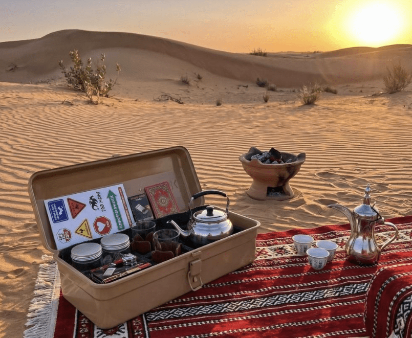 طقم الشاي الكامل للرحلات والتخييم - JawdaTop