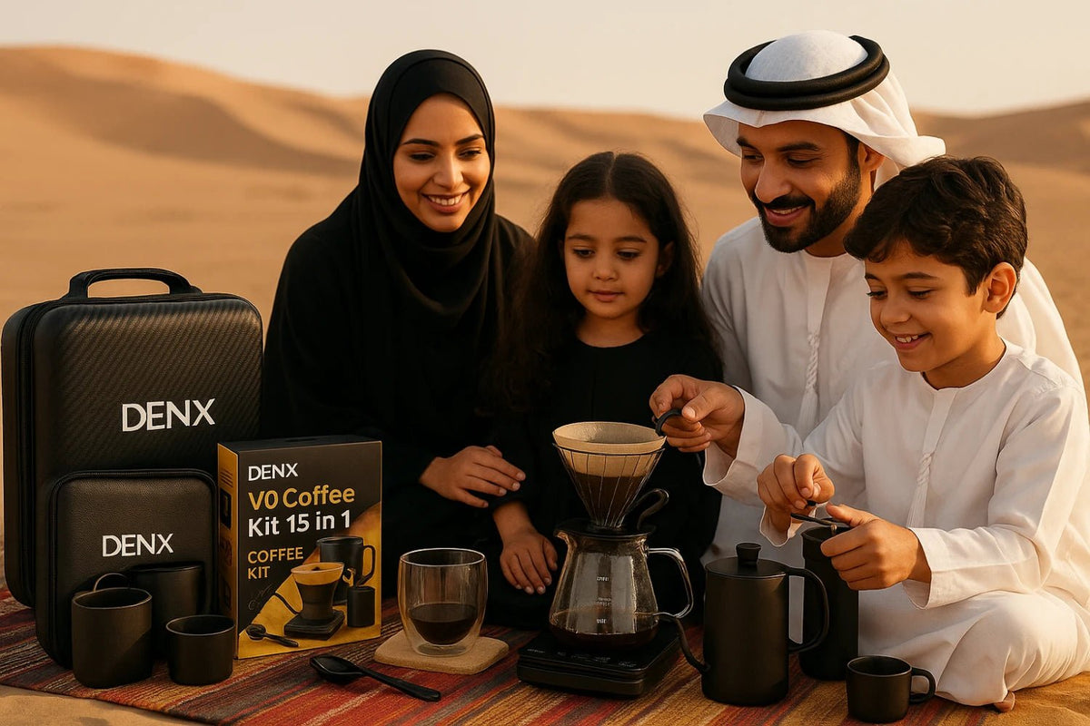 طقم تحضير القهوة اليدوي دينكس ڤي 60 - 15 في 1 - JawdaTop